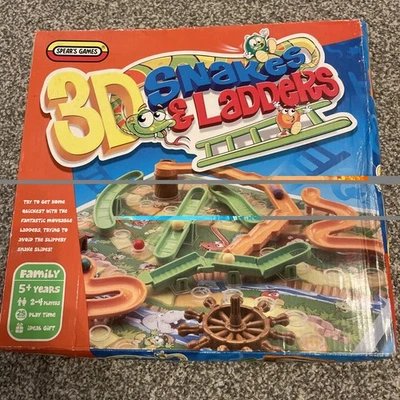 3D Snakes And Ladders. Brand New, Spears Games - Image 1 of 3