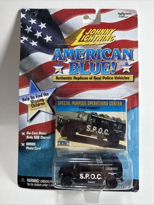 Johnny Lightning American Blue Operations Center 1998 Hummer J36 - Image 1 of 2