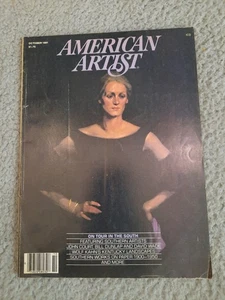 American Artist, Vintage Magazine, October 1981 Painting Southern Art - Picture 1 of 3