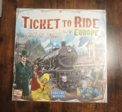 Ticket to Ride Europe Board Game Days Of Wonder (Box opened but never used) - Image 1 of 2