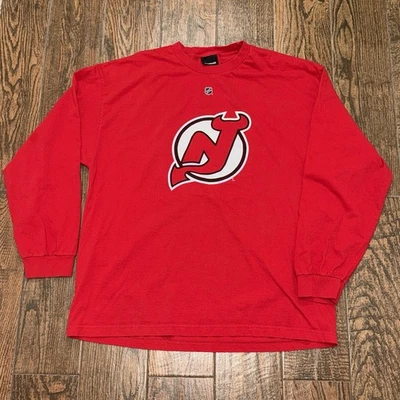Camiseta Martin Brodeur Para Hombres De Colección New Jersey Devils Reebok Manga Larga 2XL Foto 1 de 2