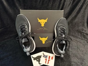 Zapatillas Under Armour Project Rock 5 para hombre negras/blancas talla 13 - Imagen 1 de 12