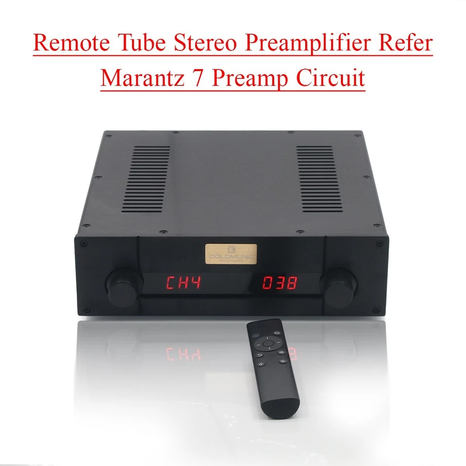 Refer Marantz 7 Preamplifier HiFi 12AX7 Tube Remote Preamp Audio With Display - Image 1 of 4