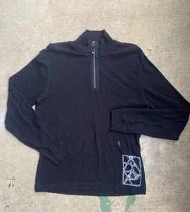 Calvin Klein Jeans Pullover Mens XL Long Sleeve Quarter Zip Long Sleeve BAWR - Picture 1 of 7