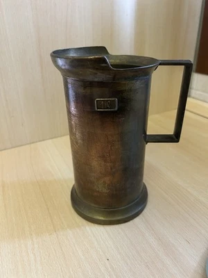 Boccale Caraffa Birra 1 Litro In Peltro 95% - Immagine 1 di 4