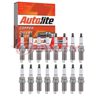 16 pc Autolite Copper Core Spark Plugs for 2009-2019 Chrysler 300 5.7L V8 qp - Image 1 of 4