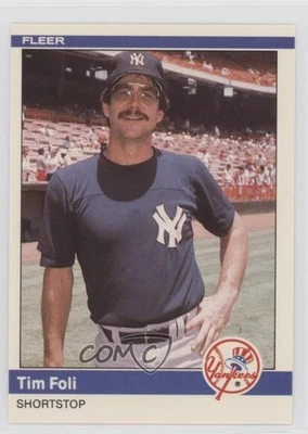 1984 Fleer Update Tim Foli #U-38 - Image 1 of 2