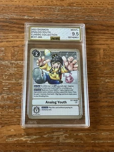 Digimon Analog Youth Rare Foil Classic Collection EX1-066 Graded 9.5 AGS Grading - Picture 1 of 3