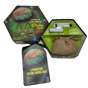 Stix & Stones Game 2010 Prehistoric Picture Drawing Ages 7+ Cards Factory Sealed - Picture 1 of 9