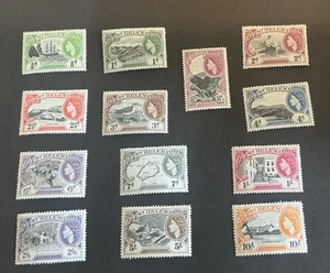 Juego completo definitivos ST. HELENA QEII 1953 SG 153-165 como nuevo C/V 100,00 £ en 2025. - Imagen 1 de 2