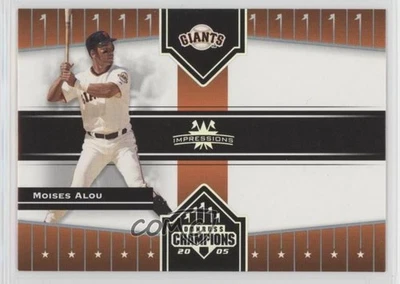 2005 Donruss Champions Impressions Moises Alou #289 - Image 1 of 2