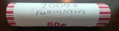 2009 D LINCOLN BICENTENNIAL CENTS ROLL 50 COINS FORMATIVE YEARS - Image 1 of 4