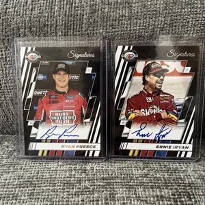 2023 Panini Prizm-Nascar 75th Anniversary Signatures Ernie Irvan And Ryan Preece - Picture 1 of 2