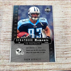 2005 Upper Deck Portraits - Scrapbook Moments Drew Bennett #18 /425 - Bild 1 von 2