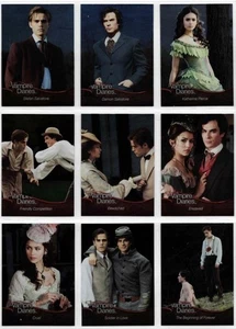 Vampire Diaries Season 1. Foil Chase Set Of 9- Cards. Cryptozoic 2012 - Picture 1 of 8