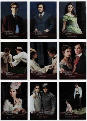 Vampire Diaries Season 1. Foil Chase Set Of 9- Cards. Cryptozoic 2012 - Image 1 of 4