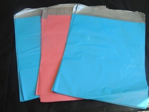 30 10x13 ROSA UND BLAU POLY VERSANDTASCHEN UMSCHLÄGE VERSANDTÜTEN KUNSTSTOFF SELBSTVERSIEGELN - Bild 1 von 10