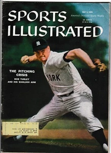 Sports Illustrated Magazine 1959 The Pitching Crisis Bob Thurley MLB Yankees VTG - Picture 1 of 1