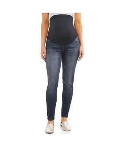 Time and Tru Maternity Skinny Denim Jeans with Full Panel New XXL 20 2X - Picture 1 of 5