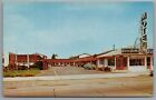 Carte postale chrome Salinas CA Green Gables Motel UD Hwy 101 bord de route c1960