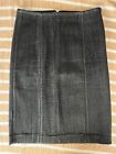 Willow 100% Genuine Leather Skirt Black As New Size 6