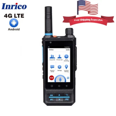 Inrico S200 Network Radio Android 10 4G LTE Unlocked Smartphone Zello Real-ptt - Image 1 of 4