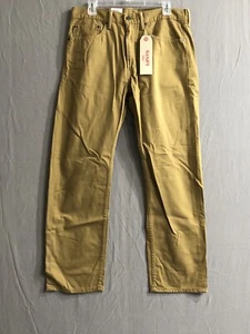 LEVI'S Mens 505 Regular Fit Straight Leg Jeans Light Brown ~ 32x32 - Picture 1 of 3