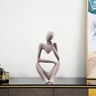 Resin Thinker Sculpture Characters Crafts Art Figurine Desk To