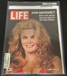 1971 Ann Margaret Auto Signed Personalized Life Magazine BAS COA - Picture 1 of 3
