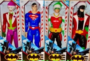 2024 DC UNIVERSE Christmas Holiday 12" Figures JOKER BATMAN ROBIN SUPERMAN Santa - Picture 1 of 3