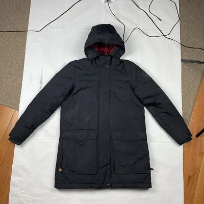 Woolrich Abercrombie & Fitch Jacket Womens Small Black Goose Down Puffer - READ - Изображение 1 из 4