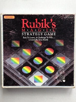 Rubik's Magic Strategy Board Game - 1987 Matchbox Vintage 80's - complete - Image 1 of 4