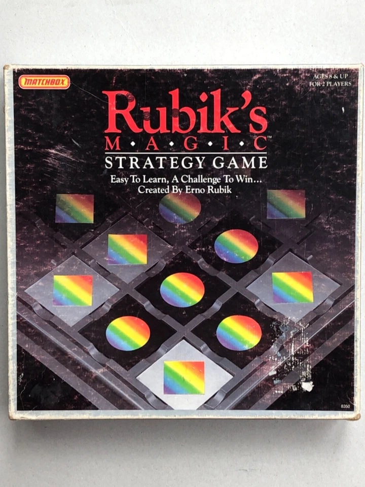 Rubik's Magic Strategy Board Game - 1987 Matchbox Vintage 80's - complete - Image 1 of 4