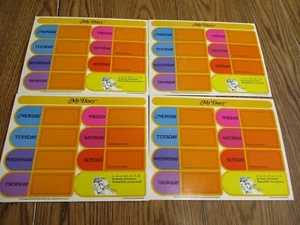 LAVERNE & SHIRLEY 1977 PARKER  BROTHERS SET OF 4 MY DIARY CARDS REPLACEMENT - Picture 1 of 6