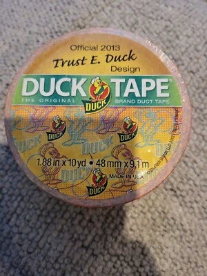 Редкая, снятая с производства, эксклюзивная, ограниченная 2013 Trust E. Duck Duck Brand клейкая лента - Изображение 1 из 3