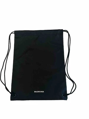 NUEVO BOLSO MOCHILA BALENCIAGA NEGRO NYLON CORDÓN Foto 1 de 4