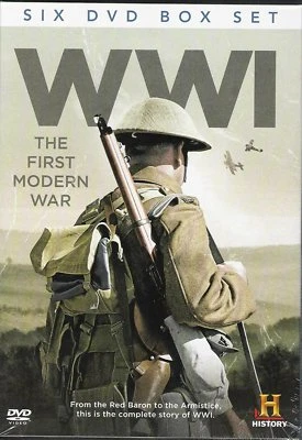 WWI The First Modern War 6 DVD Set Complete Story of WW1 Red Baron to Armistice - Image 1 of 2