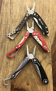 True Utility & Others - Folding Pocket Multi Tool Pliers Knife (Lot Of 3)