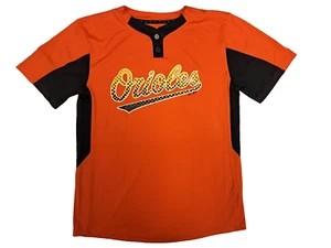 Baltimore Orioles MLB MAJESTIC Eagle 2 Button Baseball Jersey Youth XL 18/20 - Picture 1 of 2