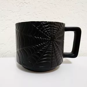 Starbucks Halloween 2019 Black Spiderweb Ceramic Mug 12 oz - Picture 1 of 4