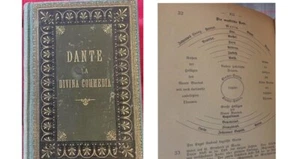 DANTE -LA DIVINA COMMEDIA in italiano commenti in tedesco -ZWEIBRUCKEN 1889 - Foto 1 di 21