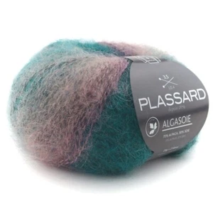 Yarn Knitting Green Whispering Woods Tones Algasoie 70% Alpaca 30% Silk Luxury - Picture 1 of 3