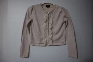 Bardot Junior gold glitter cardigan size 10 - Picture 1 of 2