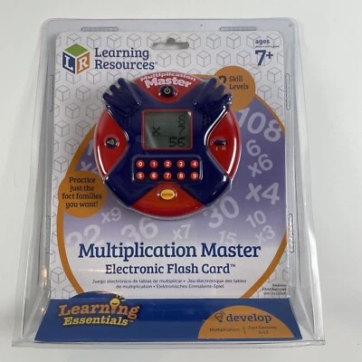 Nuevo - Tarjeta Flash Electrónica Maestra Multiplicación Recursos de Aprendizaje - Edades 7+ Foto 1 de 2