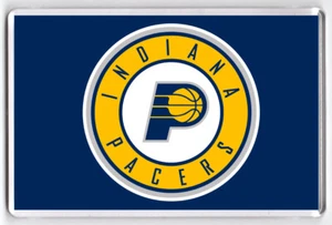 INDIANA PACERS BASKETBALL SOUVENIR GIFT NOVELTY 1 FRIDGE MAGNET - Picture 1 of 2
