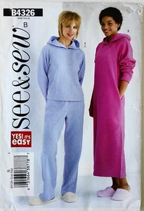 See & Sew 4320 EASY Misses Loungewear Sewing Pattern Sz 16-22 - Picture 1 of 1