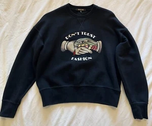 Roberto Cavalli - AW2019 - Don't Trust Fashion Sweater - Size S - Mens - New - Picture 1 of 9