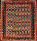 Reversible Kilim Kelim Rugs Rectangle Handwoven Tribal Carpets 8x10 ft