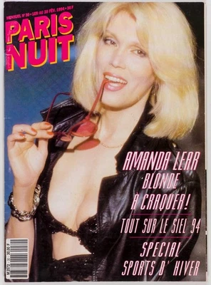 Amanda Lear WINTER Sports NUIT magazine February 1994 Paris night clubs CLUBBING - Image 1 of 4