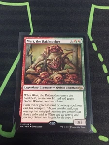 MTG Magic The Gathering Wort, The Raidmother MM3 Rare Gruul Goblin - Picture 1 of 1